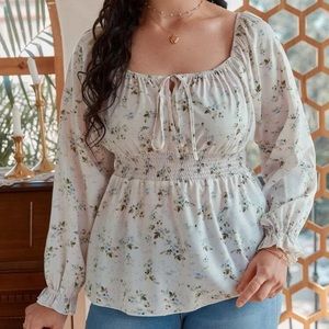 Scoop neck blouse🌿2 Tops for $7